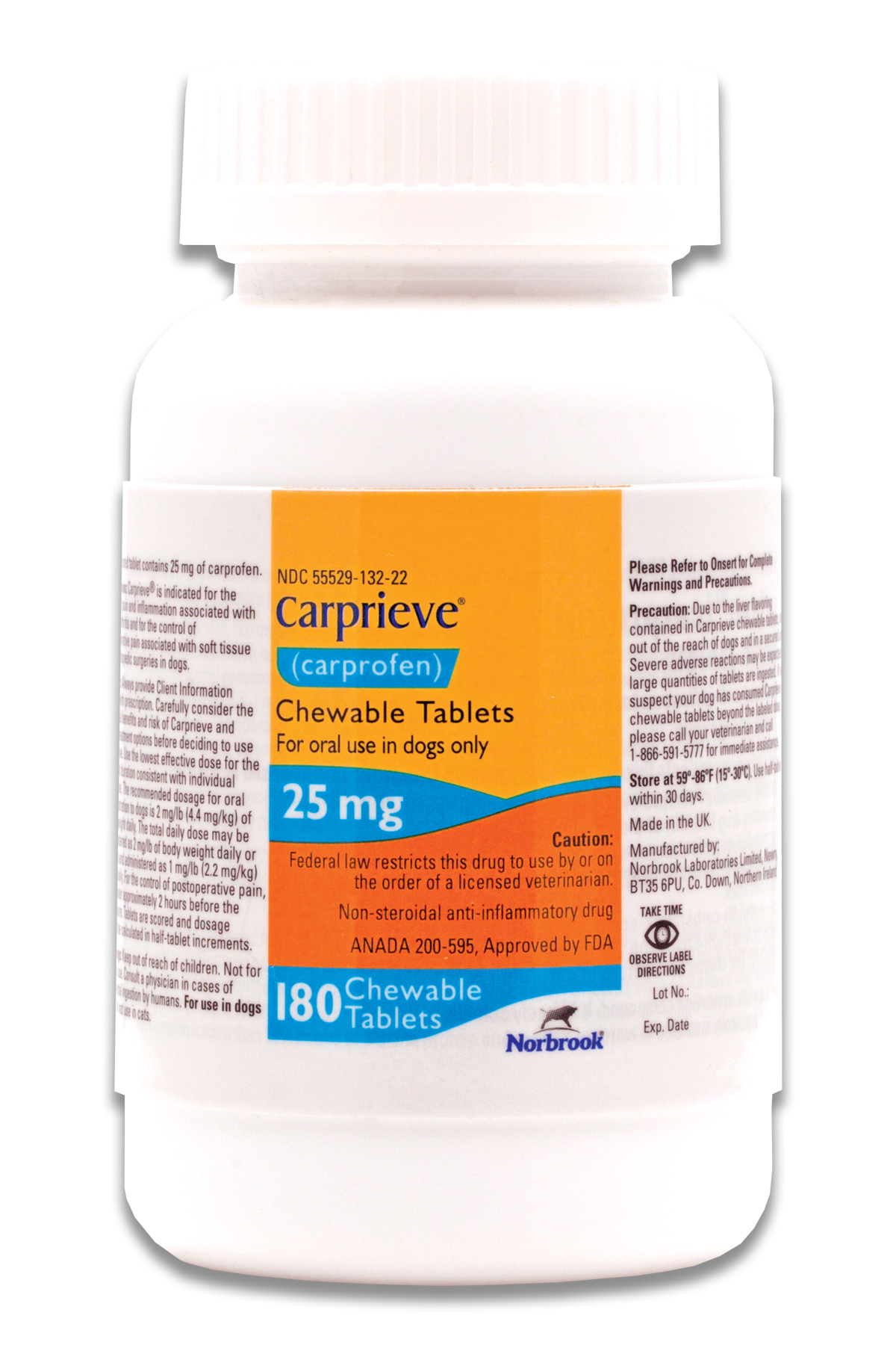 CARPRIEVE Chewable 25MG x 180